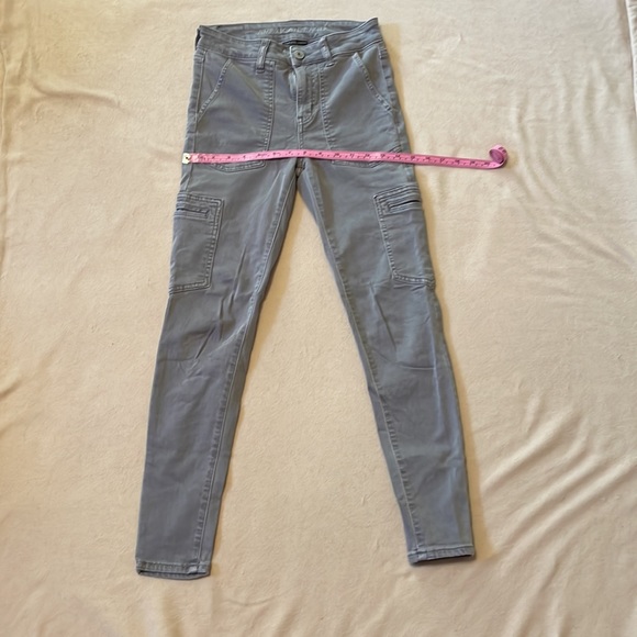 Grey American Eagle Ne(x)t Level High-Waisted Jegging with Side Pockets - Picture 4 of 6